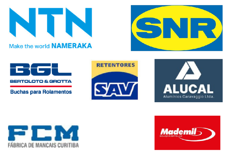 Marcas parceiras da Ômicrom Rolamentos